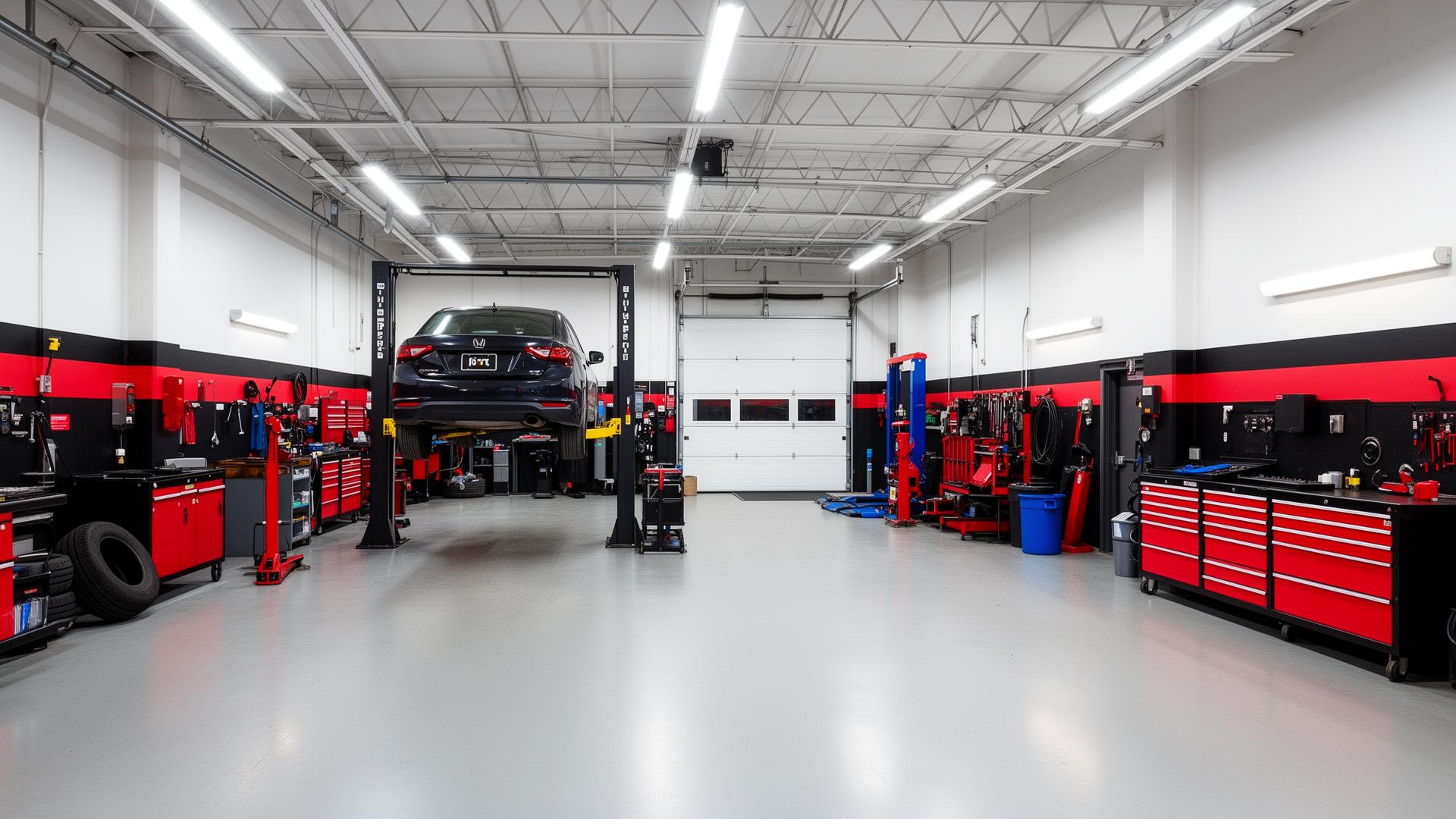 JD Mobile Tech auto repair shop interior in Bartow FL